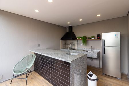 Apartamento para alugar com 34m², 1 quarto e sem vaga Apartamento para alugar com 34m², 1 quarto e sem vagaÁrea comum - Churrasqueira