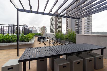 Apartamento para alugar com 34m², 1 quarto e sem vaga Apartamento para alugar com 34m², 1 quarto e sem vagaÁrea comum - Churrasqueira