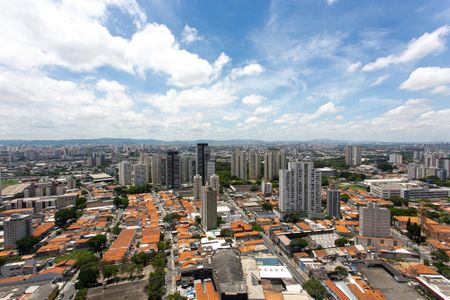 Vista da Varanda gourmet de apartamento à venda com 2 quartos, 69m² em Tatuapé, São Paulo
