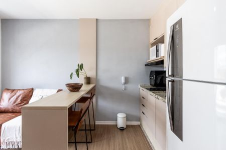 Apartamento à venda com 28m², 1 quarto e sem vaga Apartamento à venda com 28m², 1 quarto e sem vagaCozinha