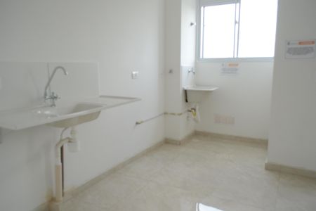 Cozinha de apartamento para alugar com 2 quartos, 48m² em Parque Santa Rosa, Suzano