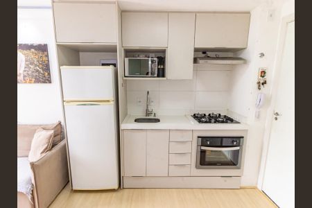 Sala/Cozinha de apartamento à venda com 1 quarto, 28m² em Mooca, São Paulo