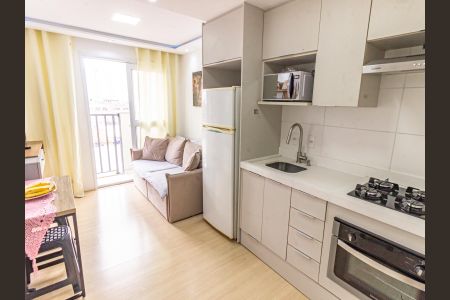 Sala/Cozinha de apartamento à venda com 1 quarto, 28m² em Mooca, São Paulo