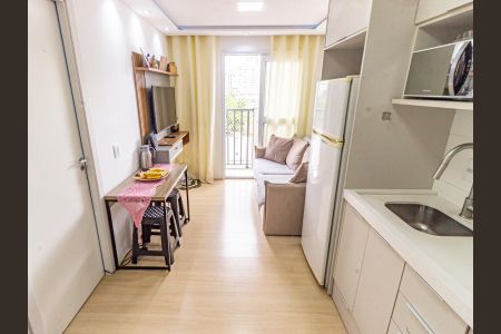 Sala/Cozinha de apartamento à venda com 1 quarto, 28m² em Mooca, São Paulo