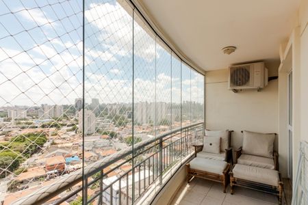 Varanda da Sala de apartamento à venda com 3 quartos, 117m² em Vila Cruzeiro, São Paulo