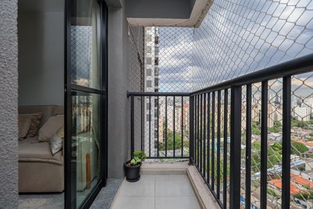 Varanda da Sala de apartamento à venda com 2 quartos, 45m² em Umarizal, São Paulo