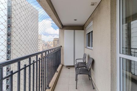Studio à venda com 40m², 1 quarto e 1 vagaVaranda