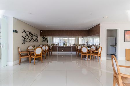 Studio à venda com 40m², 1 quarto e 1 vagaSalão de Festas