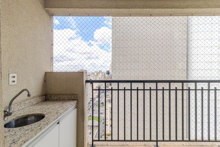 Varanda de kitnet/studio para alugar com 1 quarto, 40m² em Centro Histórico de São Paulo, São Paulo