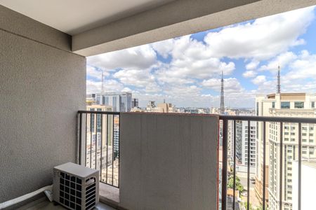 Varanda de kitnet/studio para alugar com 1 quarto, 25m² em Consolação, São Paulo