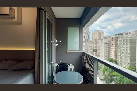 Studio para alugar com 20m², 1 quarto e sem vaga Studio para alugar com 20m², 1 quarto e sem vagaVaranda