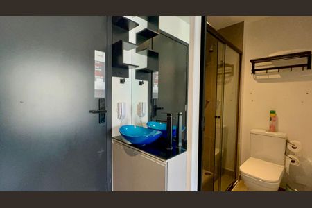 Studio para alugar com 20m², 1 quarto e sem vaga Studio para alugar com 20m², 1 quarto e sem vagaBanheiro