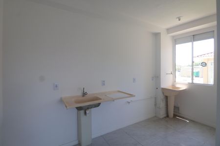 Sala/Cozinha de apartamento para alugar com 3 quartos, 51m² em Fátima, Canoas