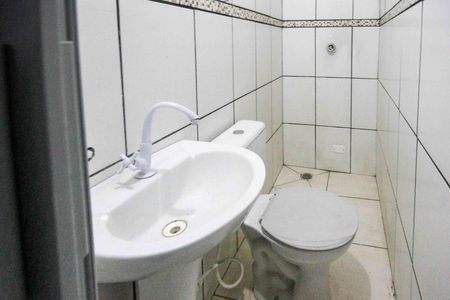 Banheiro Social de apartamento para alugar com 1 quarto, 30m² em Jardim Vera Cruz(zona Leste), São Paulo