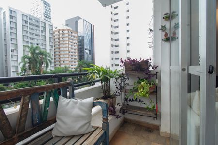 Varanda da Sala de apartamento para alugar com 2 quartos, 80m² em Paraíso, São Paulo