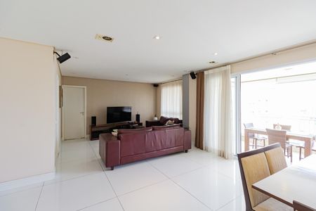 Sala de apartamento à venda com 3 quartos, 133m² em Vila Romana, São Paulo