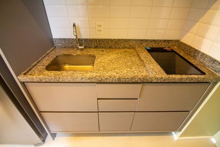 Cozinha de kitnet/studio para alugar com 1 quarto, 25m² em Vila Olímpia, São Paulo