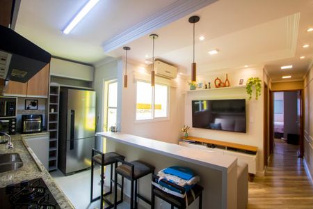 Sala de apartamento para alugar com 2 quartos, 57m² em Vila Pires, Santo André