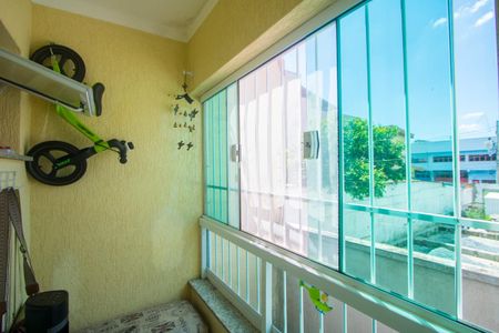 Varanda do quarto 1 de apartamento para alugar com 2 quartos, 57m² em Vila Pires, Santo André