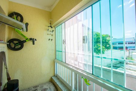 Varanda do quarto 1 de apartamento para alugar com 2 quartos, 57m² em Vila Pires, Santo André