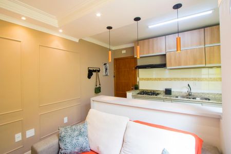 Sala de apartamento para alugar com 2 quartos, 57m² em Vila Pires, Santo André