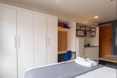 Studio para alugar com 24m², 1 quarto e sem vagaQuarto
