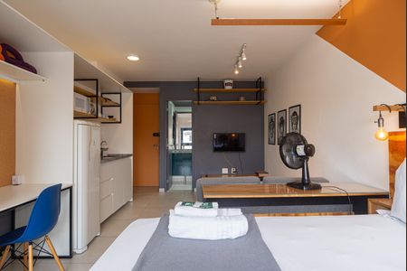 Studio para alugar com 24m², 1 quarto e sem vagaQuarto