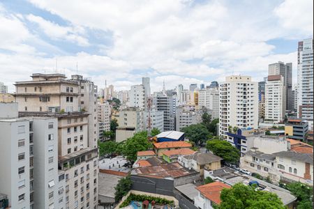 Vista do Quarto de kitnet/studio para alugar com 1 quarto, 24m² em Consolação, São Paulo