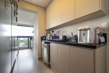 Sala/Cozinha de apartamento para alugar com 3 quartos, 142m² em Pinheiros, São Paulo
