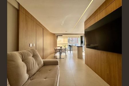 sala de apartamento à venda com 3 quartos, 95m² em Vila da Serra, Nova Lima