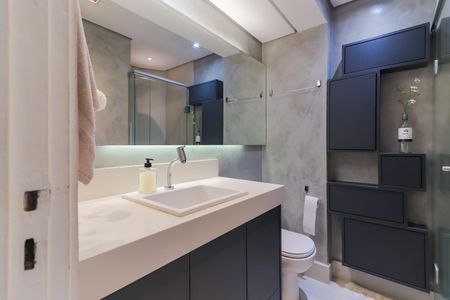 Apartamento para alugar com 64m², 2 quartos e sem vagaBanheiro