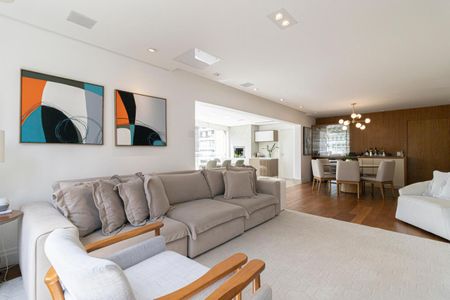 Sala de apartamento à venda com 4 quartos, 196m² em Indianópolis, São Paulo