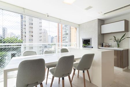 Varanda gourmet de apartamento à venda com 4 quartos, 196m² em Indianópolis, São Paulo