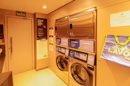 Studio à venda com 25m², 1 quarto e 1 vagaLavanderia