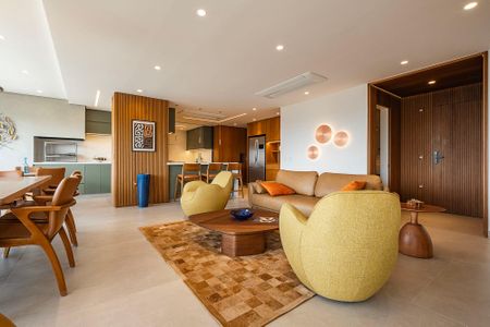 Sala/Cozinha de apartamento para alugar com 4 quartos, 193m² em Perdizes, São Paulo