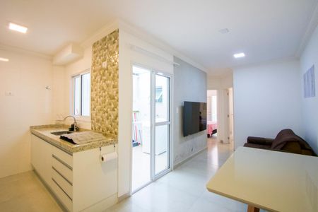Sala de apartamento para alugar com 2 quartos, 43m² em Vila Guarani, Santo André