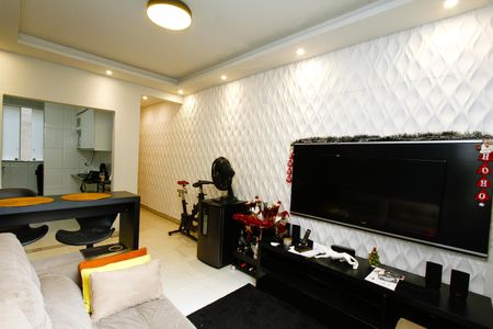 Sala de apartamento para alugar com 3 quartos, 80m² em Havaí, Belo Horizonte