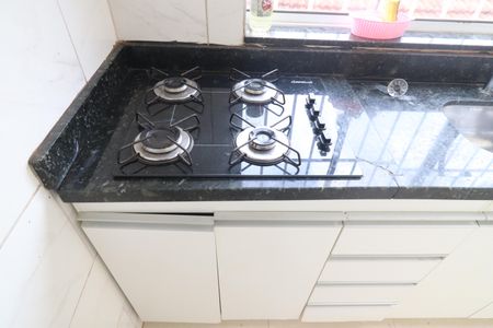 Cozinha de apartamento para alugar com 1 quarto, 40m² em Jardim Irajá, Ribeirão Preto