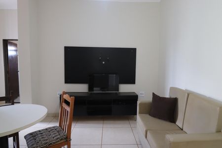 Sala de apartamento para alugar com 1 quarto, 40m² em Jardim Irajá, Ribeirão Preto