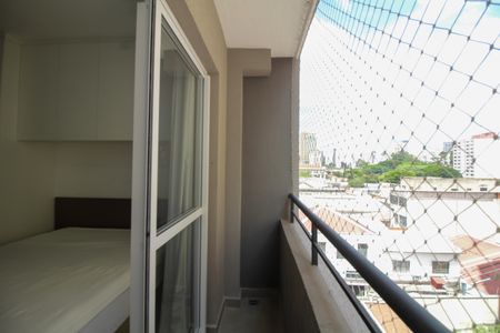 Studio para alugar com 27m², 1 quarto e sem vagaVaranda