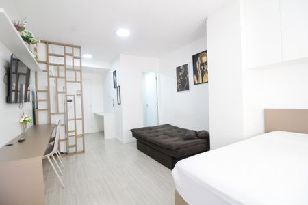 Studio para alugar com 27m², 1 quarto e sem vagaSala/Quarto 