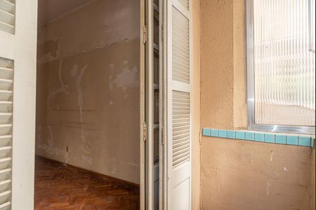 Varanda da Sala de apartamento à venda com 1 quarto, 40m² em Centro Histórico de São Paulo, São Paulo