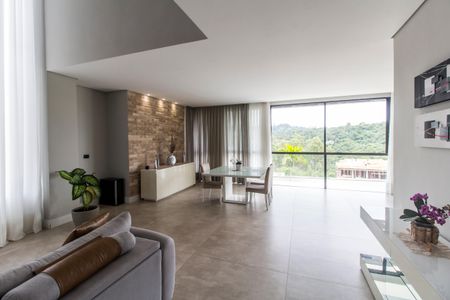 Sala  de casa de condomínio para alugar com 4 quartos, 456m² em Alphaville , Santana de Parnaíba