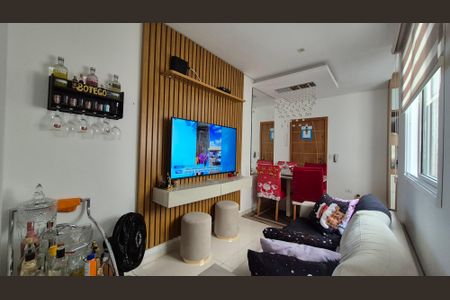 Sala de apartamento à venda com 2 quartos, 85m² em Parque Oratório, Santo André