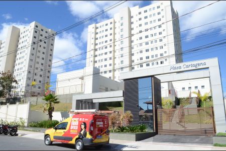 Apartamento para alugar com 42m², 2 quartos e 1 vagaFachada e portaria