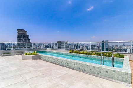 Apartamento para alugar com 33m², 1 quarto e 1 vaga Apartamento para alugar com 33m², 1 quarto e 1 vagaÁrea comum - Piscina