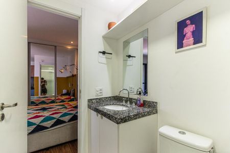 Studio para alugar com 26m², 1 quarto e sem vaga Studio para alugar com 26m², 1 quarto e sem vagaBanheiro