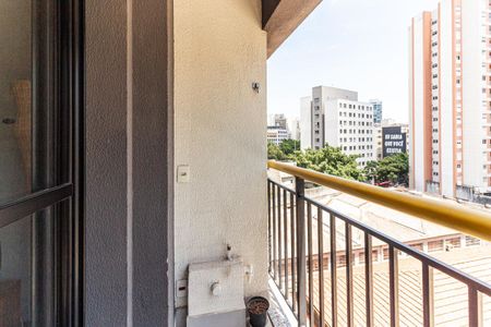 Varanda do Studio de kitnet/studio para alugar com 1 quarto, 26m² em Campos Elíseos, São Paulo
