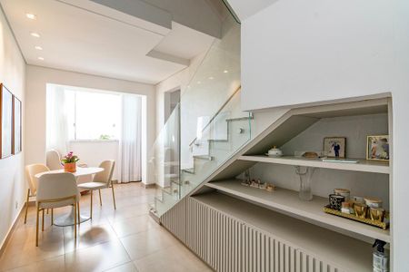Sala de apartamento à venda com 2 quartos, 105m² em Coração Eucarístico, Belo Horizonte