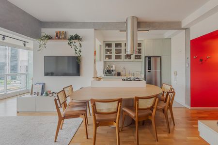 Sala de apartamento para alugar com 1 quarto, 70m² em Pinheiros, São Paulo